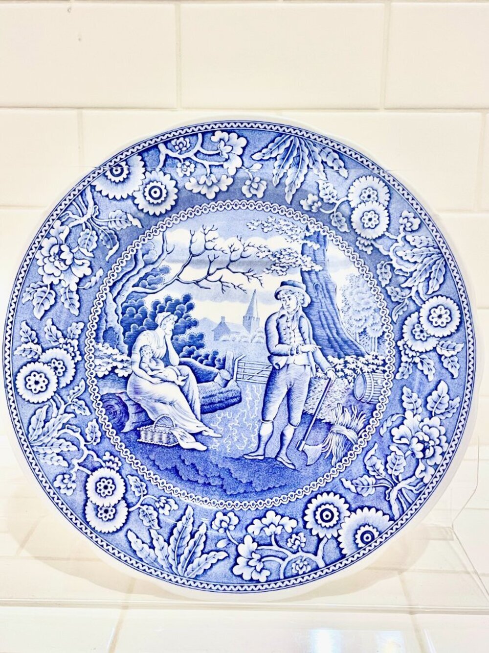 Spode Blue Room Collection 'Woodman' Plate Made in England